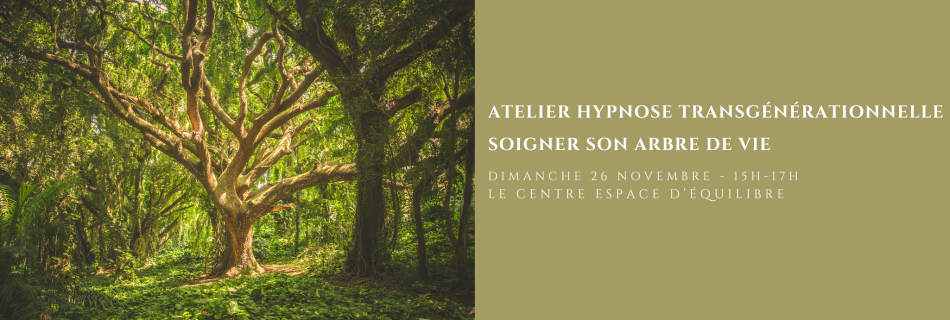 Atelier Hypnose Transgénérationnelle - Le Centre Espace Equilibre Rouen Préfecture - Sabrina Debris
